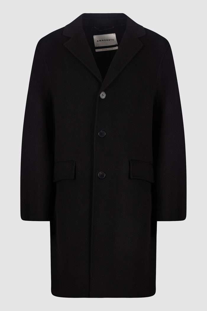 Cappotto Uomo Classico Nero-1