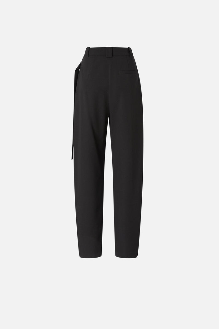 Pantaloni wide leg a portafoglio-2