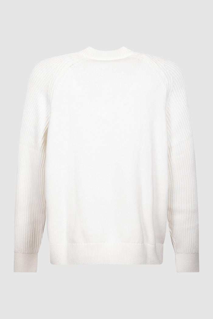 slhdereck ls knit relaxed<BR/>rib mock neck-2