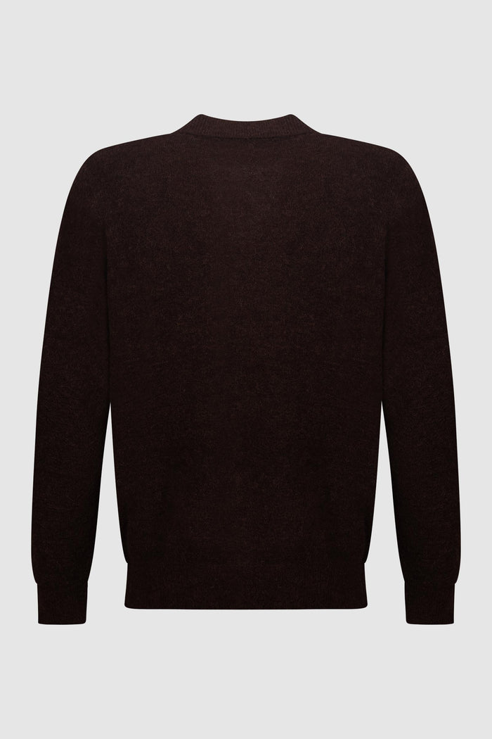 Maglione con colletto in maglia fine-2