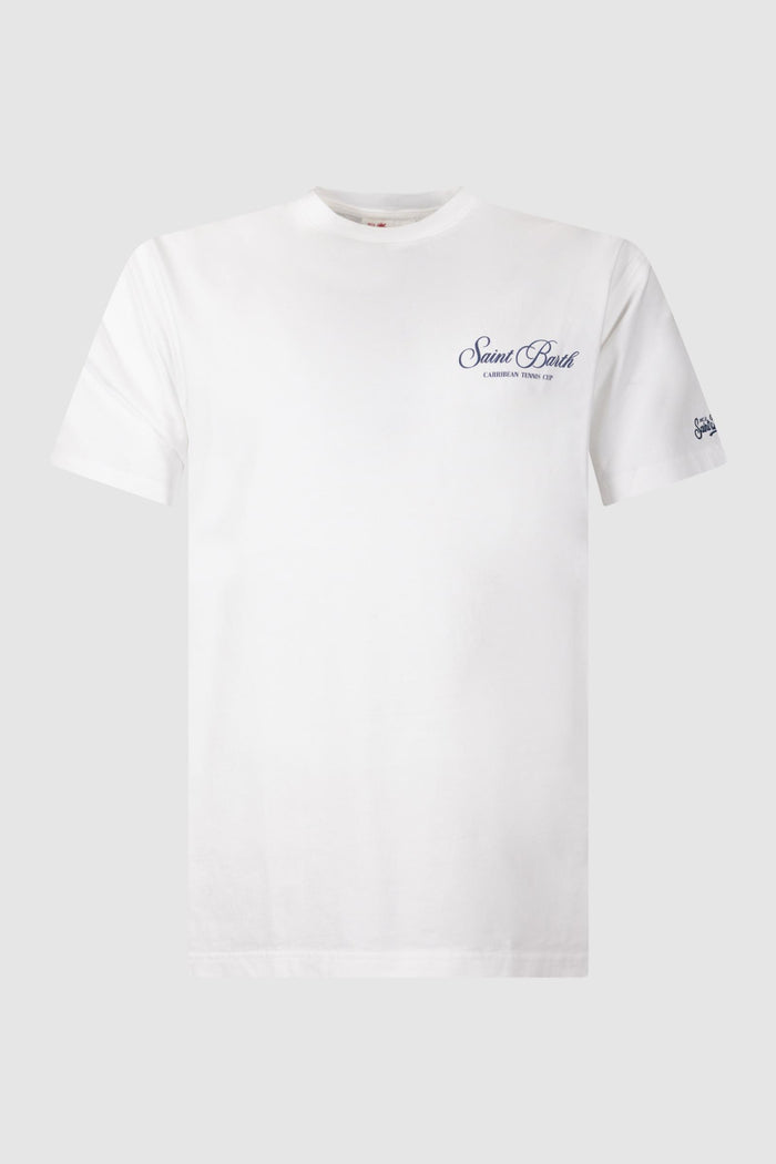 T-shirt uomo con stampa sul retro-1