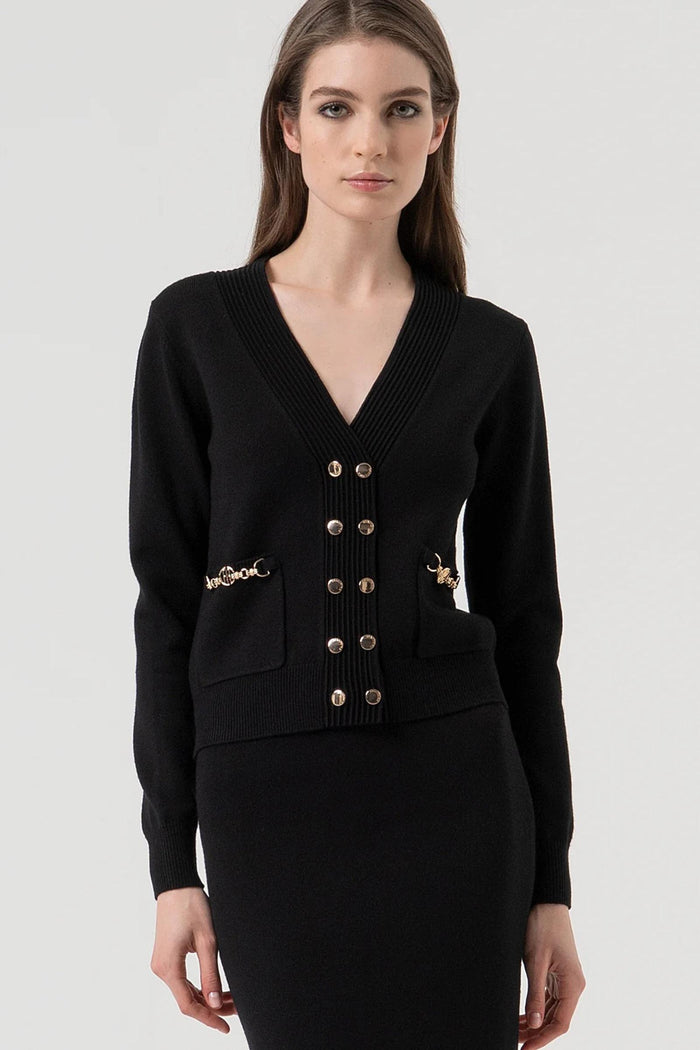 Cardigan regular doppiopetto