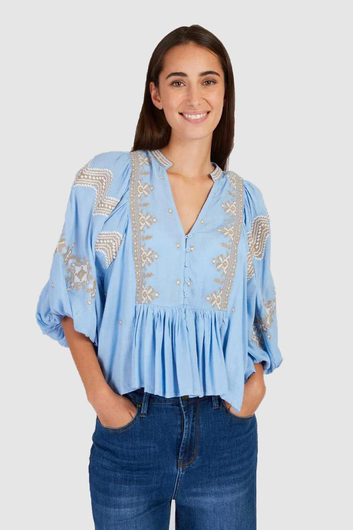 camicetta ricamata BALLADE-1