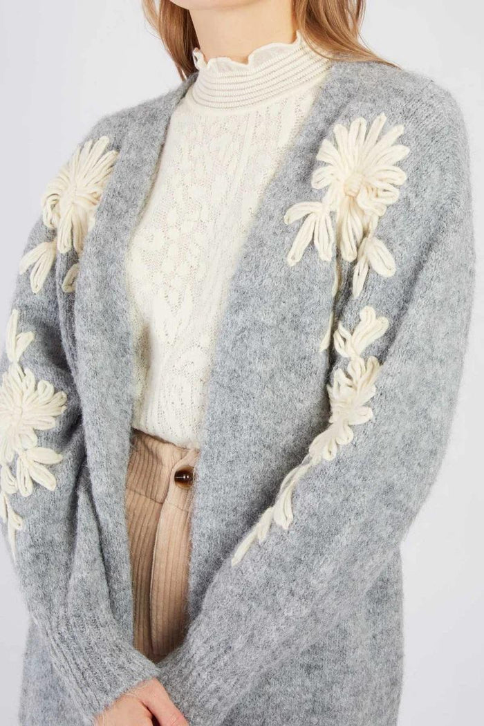 Gilet lungo in maglia-3