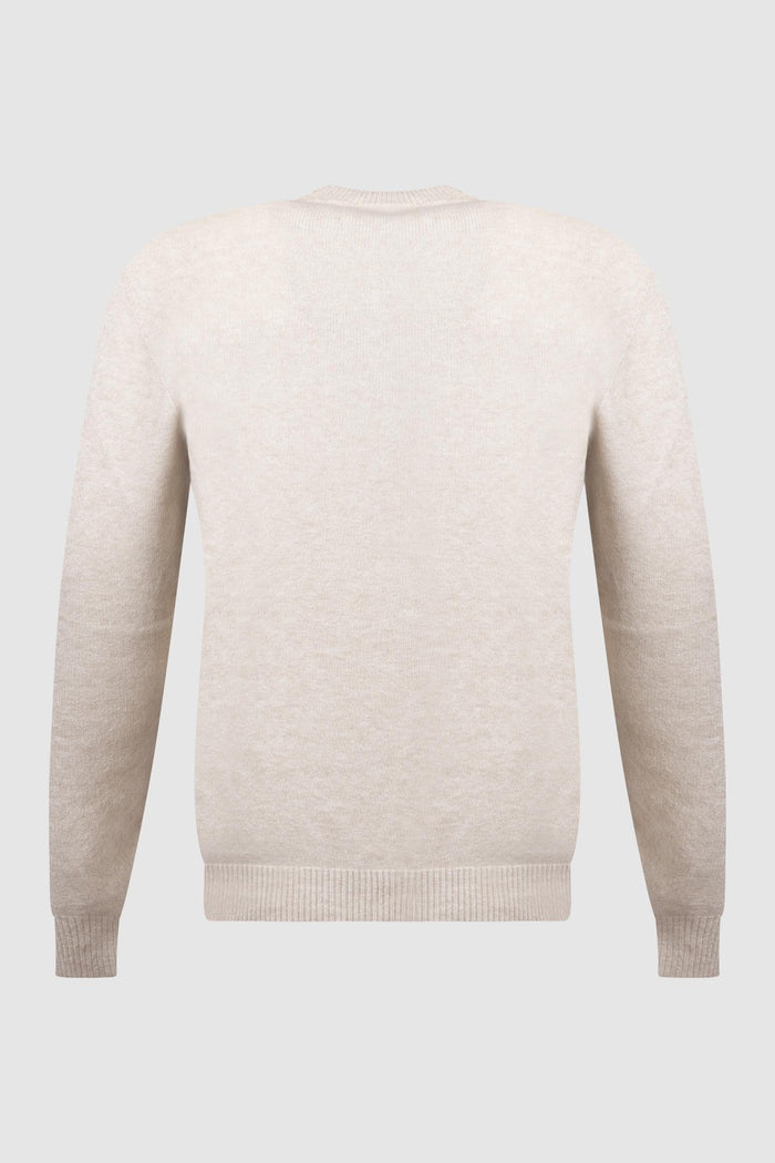 Maglia Girocollo in Lana e Viscosa-2