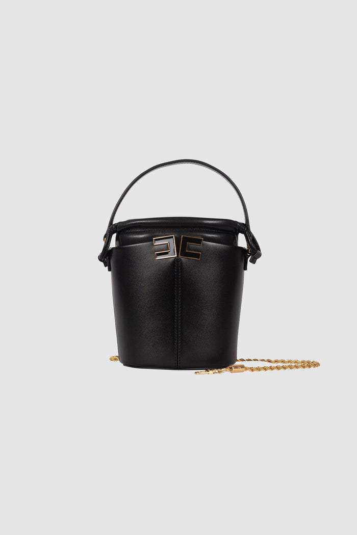 Borsa a secchiello con dettaglio logo-2