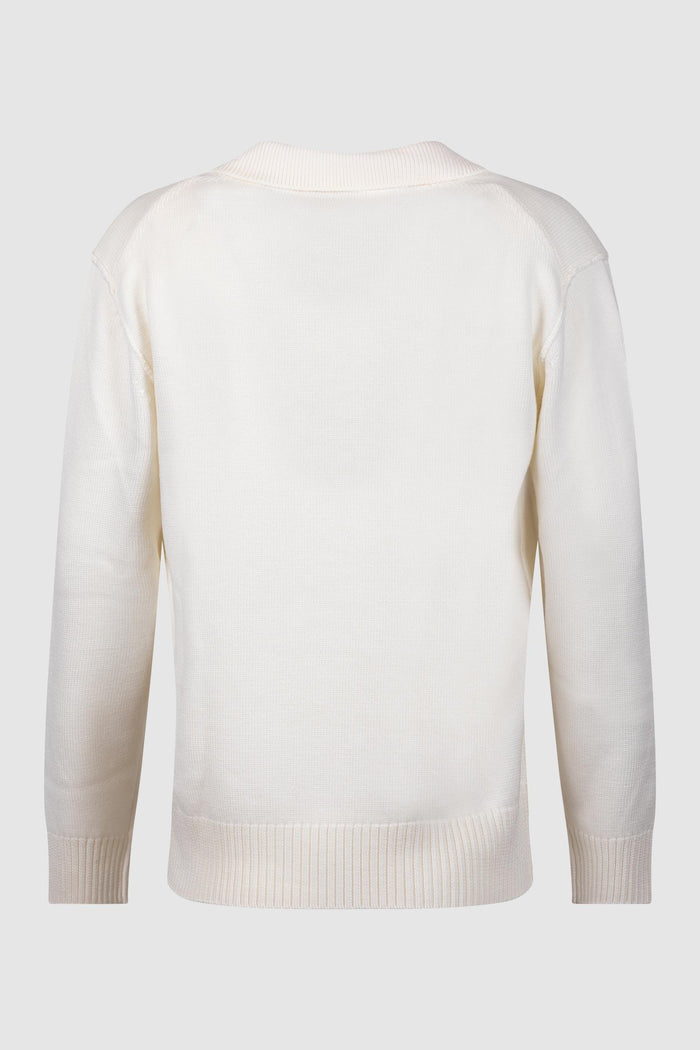 Maglione con Colletto a V-2