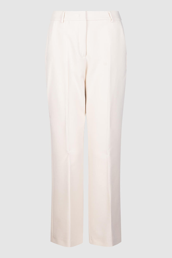 Pantaloni Tailleur in Crema