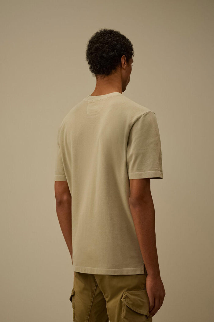 T-shirt a maniche corte tinta in capo 24/1-5