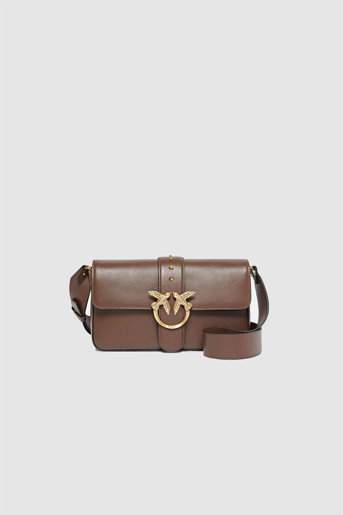 Borsa a spalla media Love Bag Slouchy in pelle