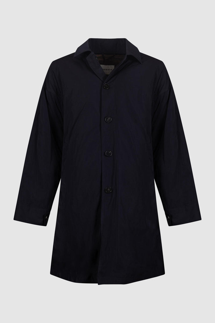 Trench Coat Blu Navy