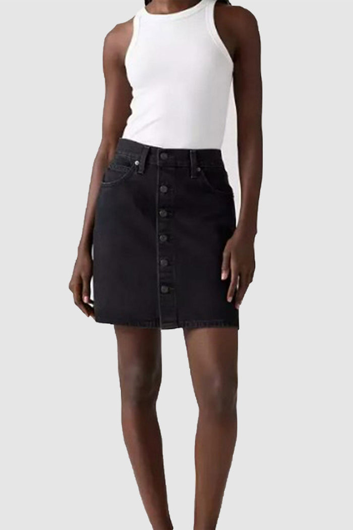 <BR/>Gonna Rétro Con Bottoni Sul Davanti