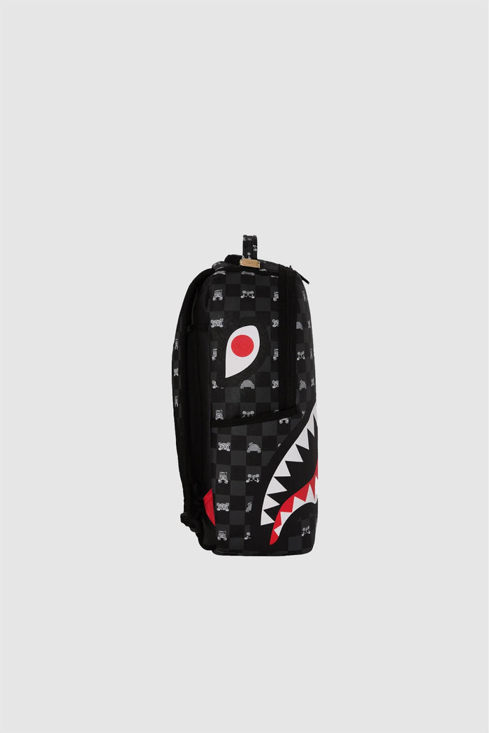 PEEKING CHARACTER CHECK BACKPACK-3