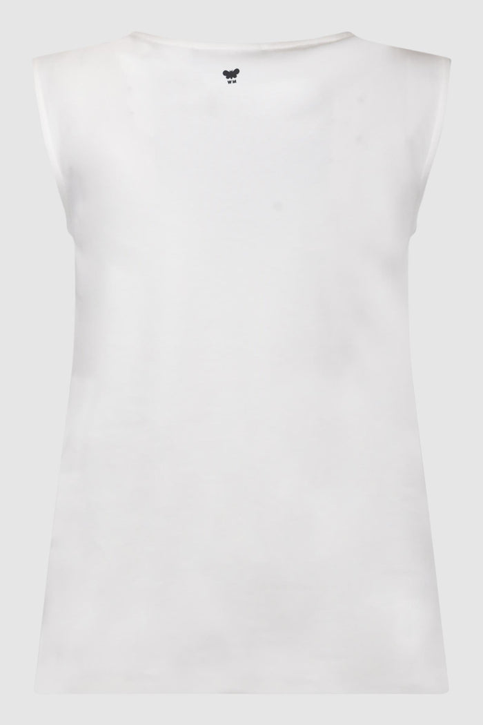 Top smanicato in jersey interlock-2