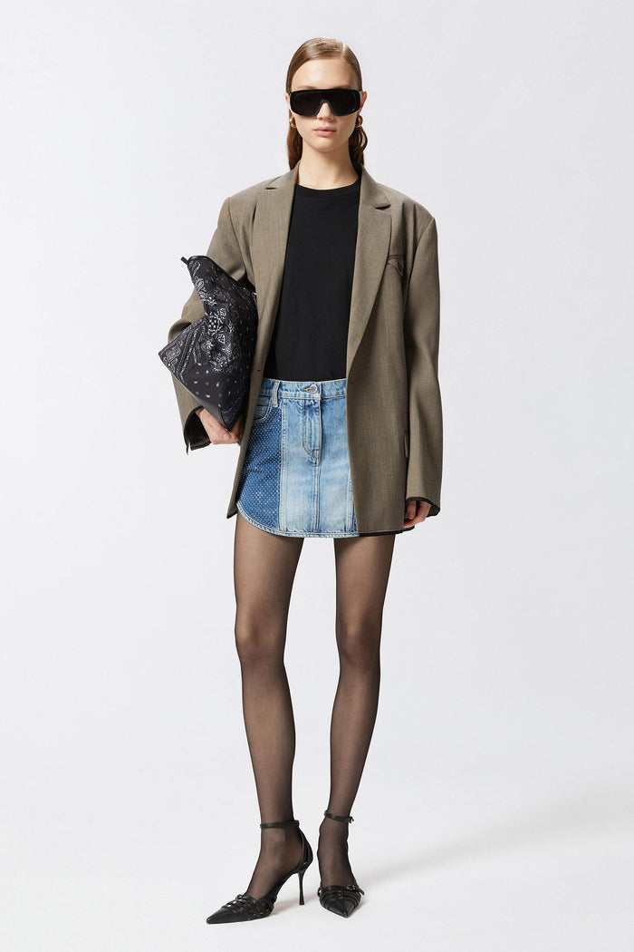 T-shirt mezze maniche ricamo logo PINKO-6