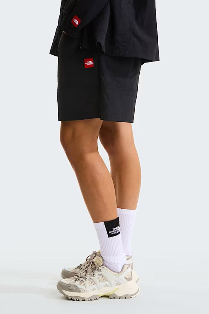 Pantaloncini in nylon con cintura Red Box unisex-12