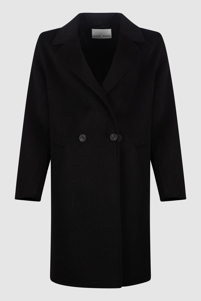 Cappotto doppiopetto in lana