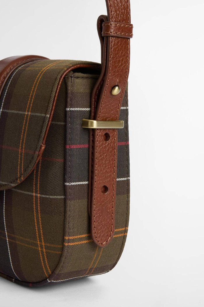 Borsa a tracolla con motivo tartan Elm-9