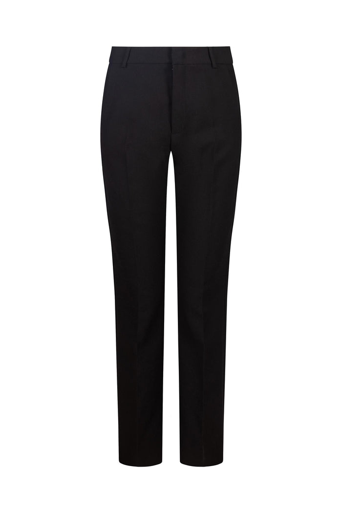 Pantaloni dritti in lana vergine-2