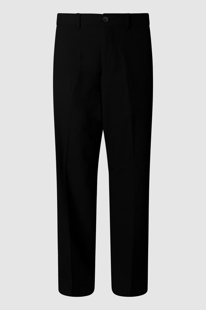Pantaloni sartoriali straight fit in nero