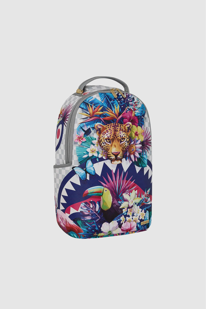 ZAINO CREAM FLOWING JUNGLE SHARK DLXSV-2