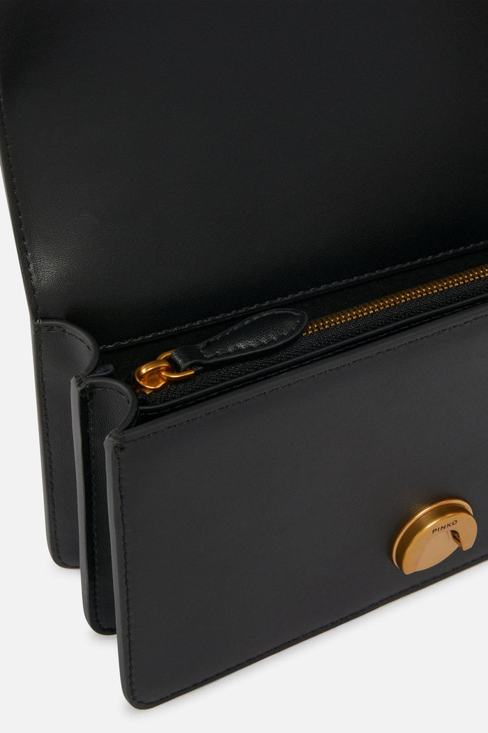 Borsa a tracolla piccola Love Bag in pelle liscia-4