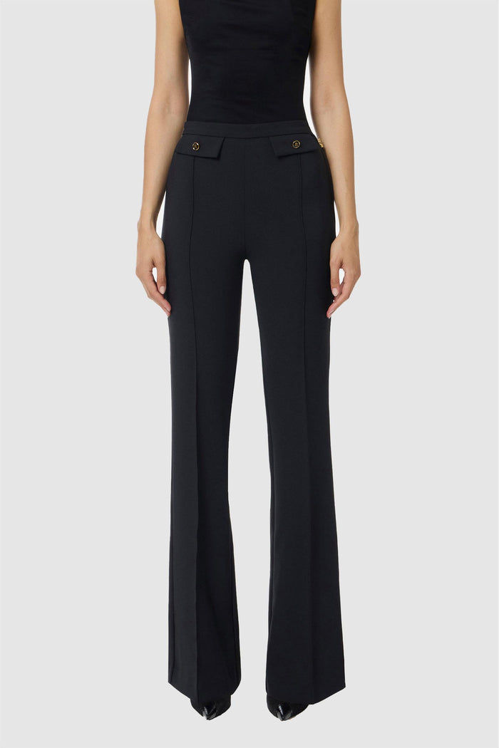 Pantaloni in doppio crêpe