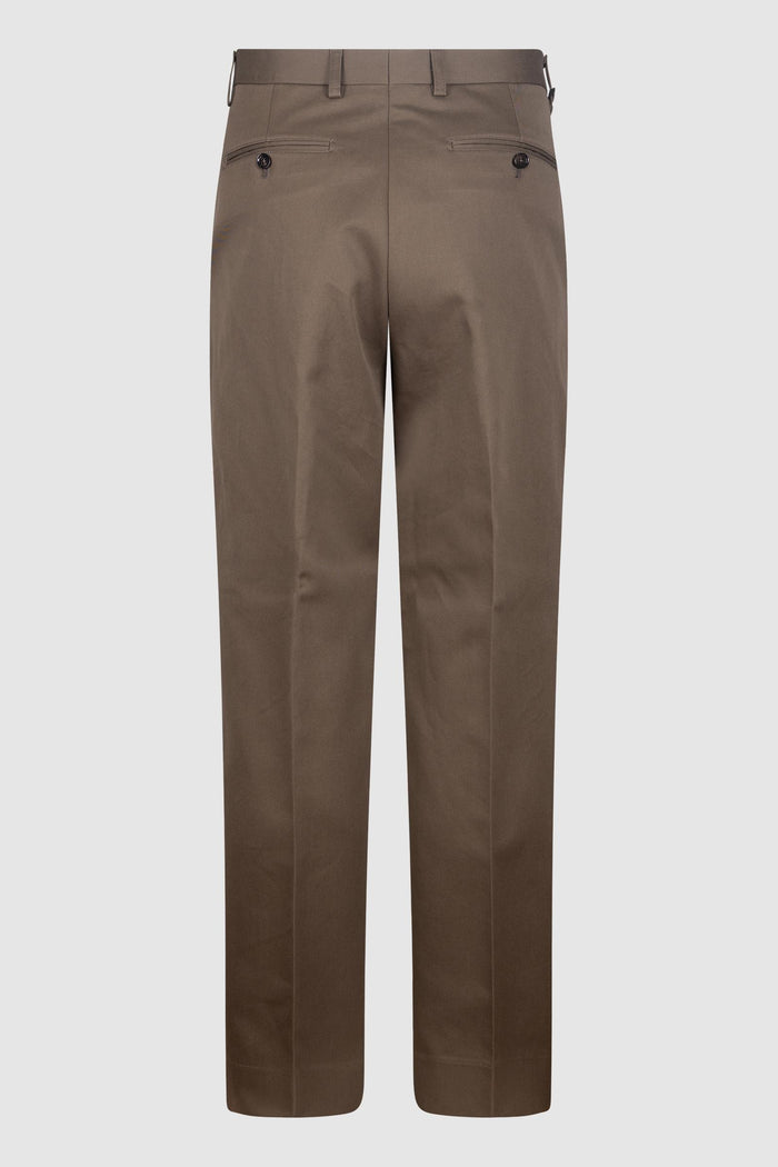 Pantaloni Uomo in Cotone Color Cacao-2