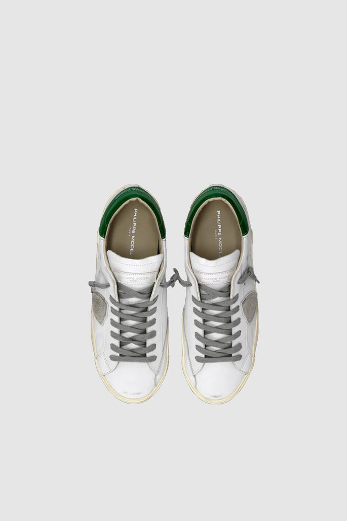 Sneakers Prsx Uomo, Bianco Verde Bottiglia-4