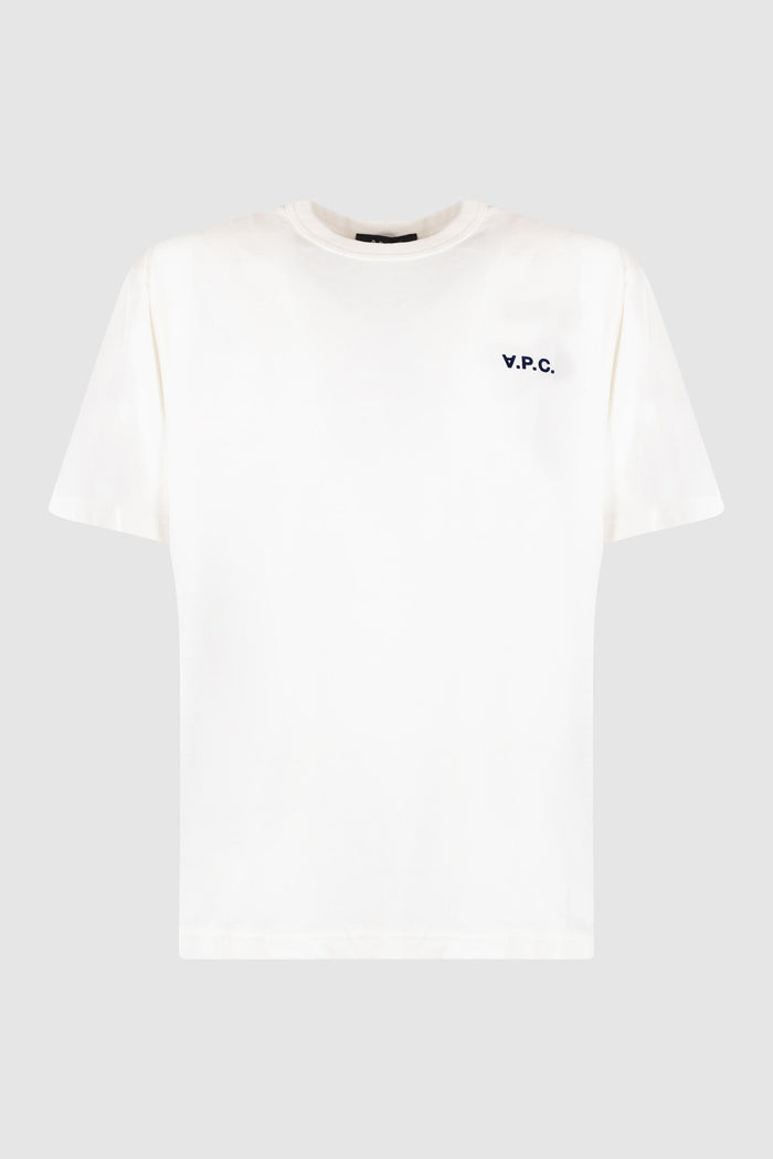 T-shirt girocollo con logo ricamato