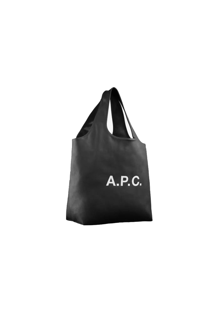 Borsa Shopper A.P.C. in Pelle Nera-2