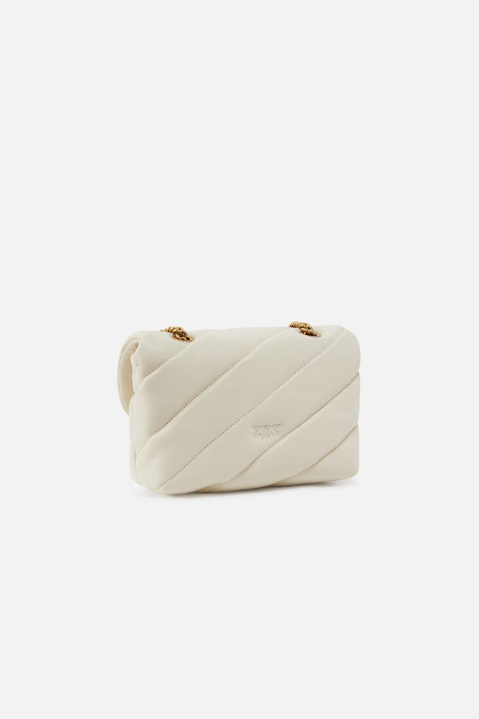 Borsa a tracolla piccola Love Bag Puff in nappa trapuntata-2