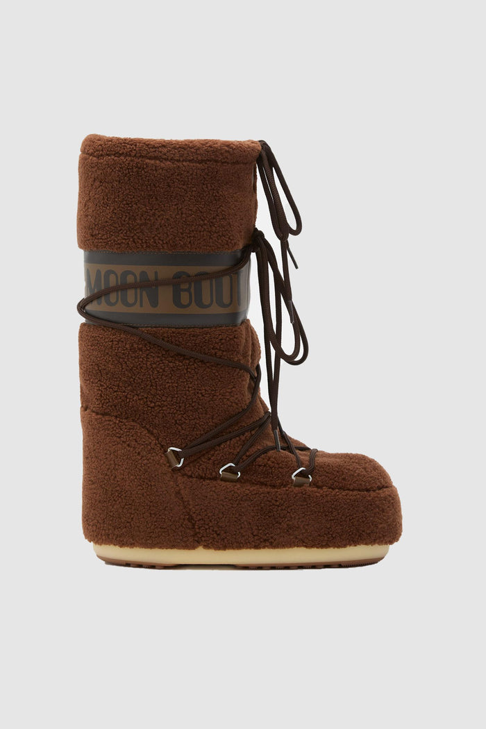 STIVALE ICON IN TEDDY MARRONE