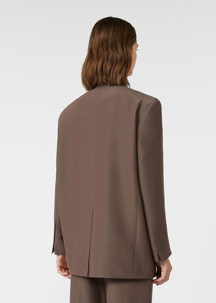 Blazer over in misto cotone-3