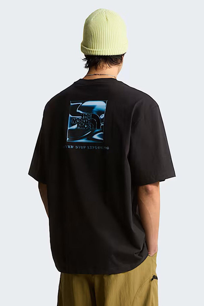 T-shirt Liquid NSE Box Oversized Graphic da uomo-9