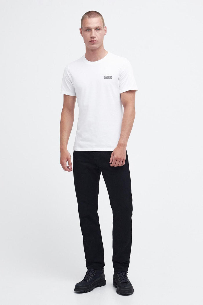 T-shirt girocollo con logo piccolo-4