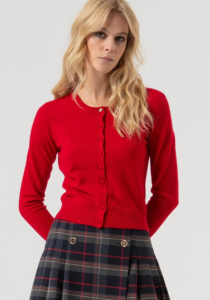Cardigan slim in lana-1